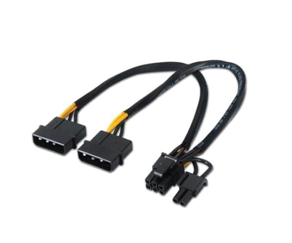 Cable Molex Gráfica 2x5.25 A  6+2 Pin Pci-e  10.19.1201 Nanocable