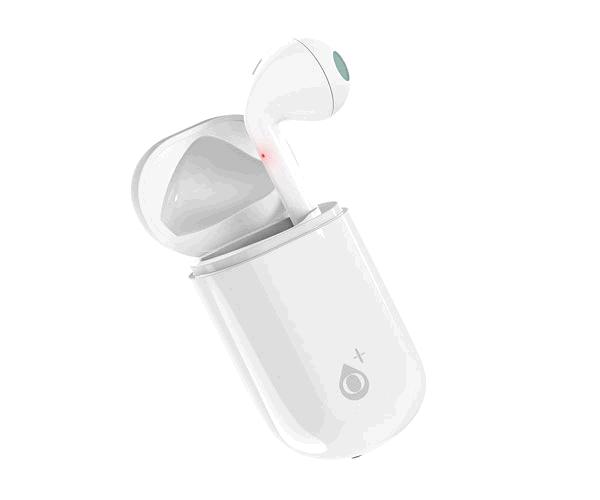 Auricular Bluetooth C6630 Single Larix Blanco / Bts 5.0 / Base De Carga / One+