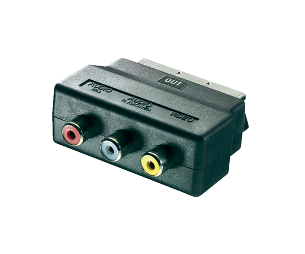 Adaptador Video Euroconector / Scart A Rca M/h