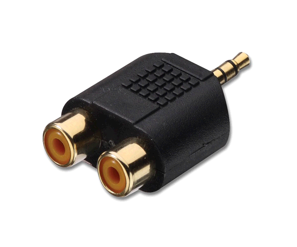 Adaptador Jack 3.5 Macho A Dos Rca Hembra  10.27.0015