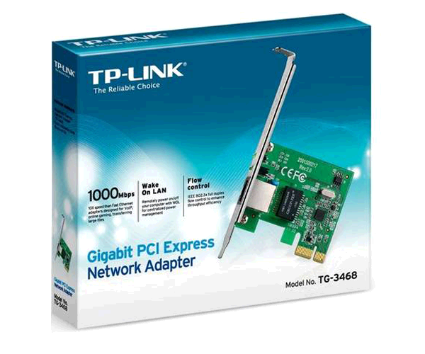 Tarjeta De Red Tp-link Gigabit Pci Express  Tg-3468 / Perfil Bajo