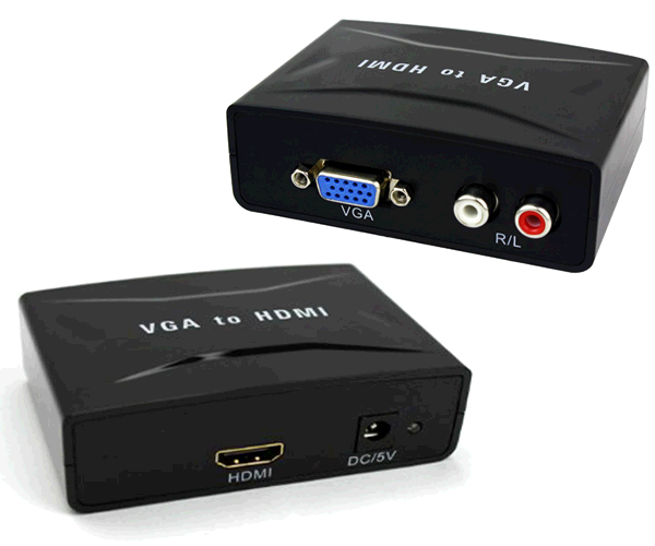 Conversor Vga A Hdmi Alimentado Yz-1803