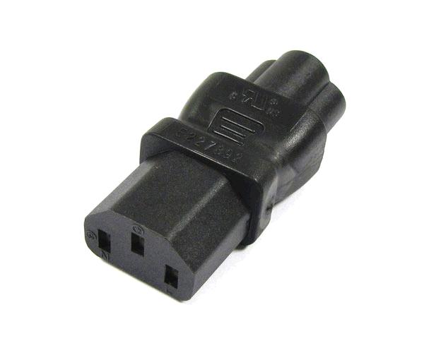 Adaptador De Conector Iec-60320 C13 Hembra A C6 Macho