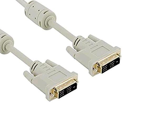 Cable dvi-d single link 18+1 M/m  1.8m  Blanco Bulk